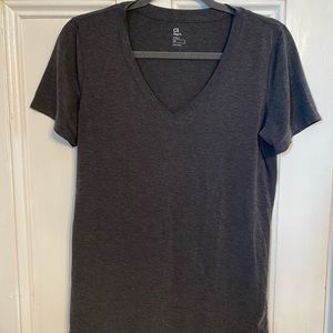 Grey workout top